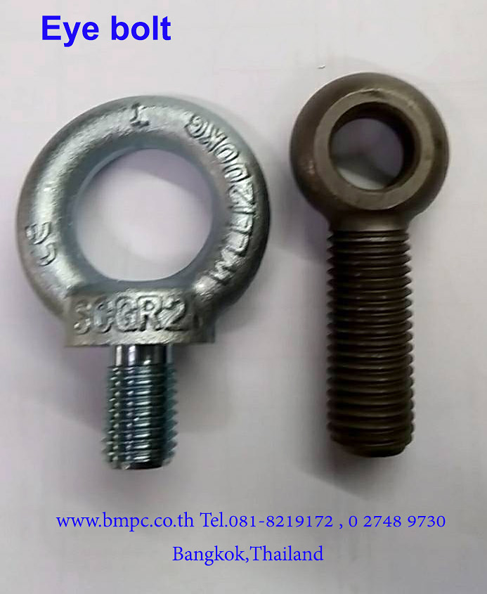 Eye screw, หูหิ้วแม่พิมพ์, DIN580Eye bolt, Eye nut, lifting eye bolt, หูยกเครื่องจักร